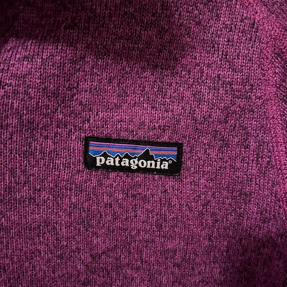 PATAGONIA Women's Better Sweater 1/4-zip Fleece MEDIUM VioletRed - Picture 2 of 11